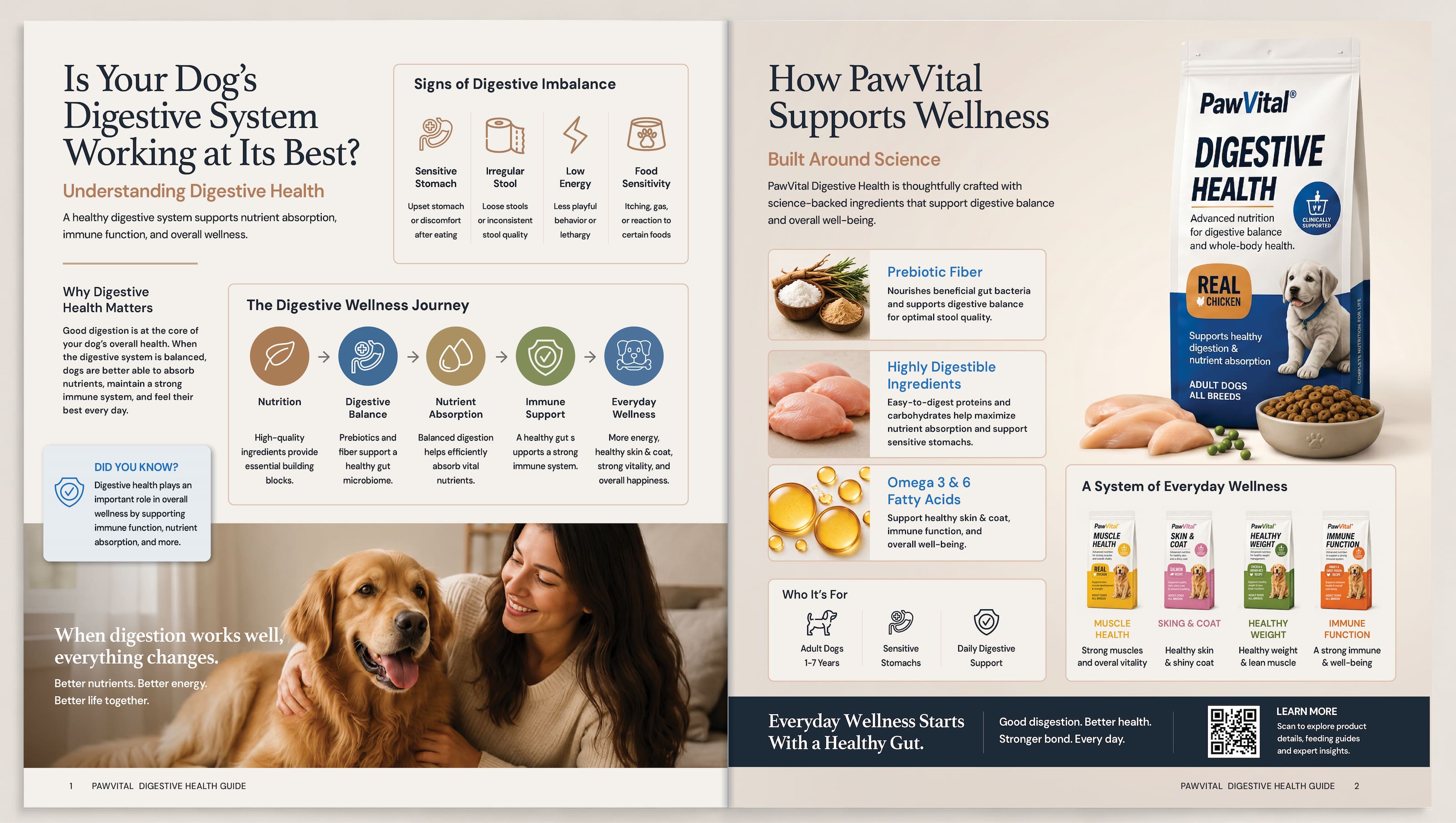 The Gut-Health Guide — PawVital consumer education brochure